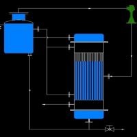 Natural Circulation Evaporator​-3D drawing-3D drawing